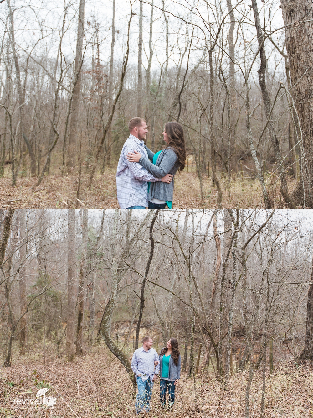 Photos by Revival Photography North Carolina Engagement Session Rustic Winter Engagement www.revivalphotography.com