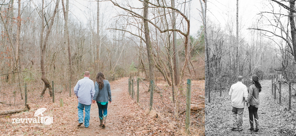 Photos by Revival Photography North Carolina Engagement Session Rustic Winter Engagement www.revivalphotography.com