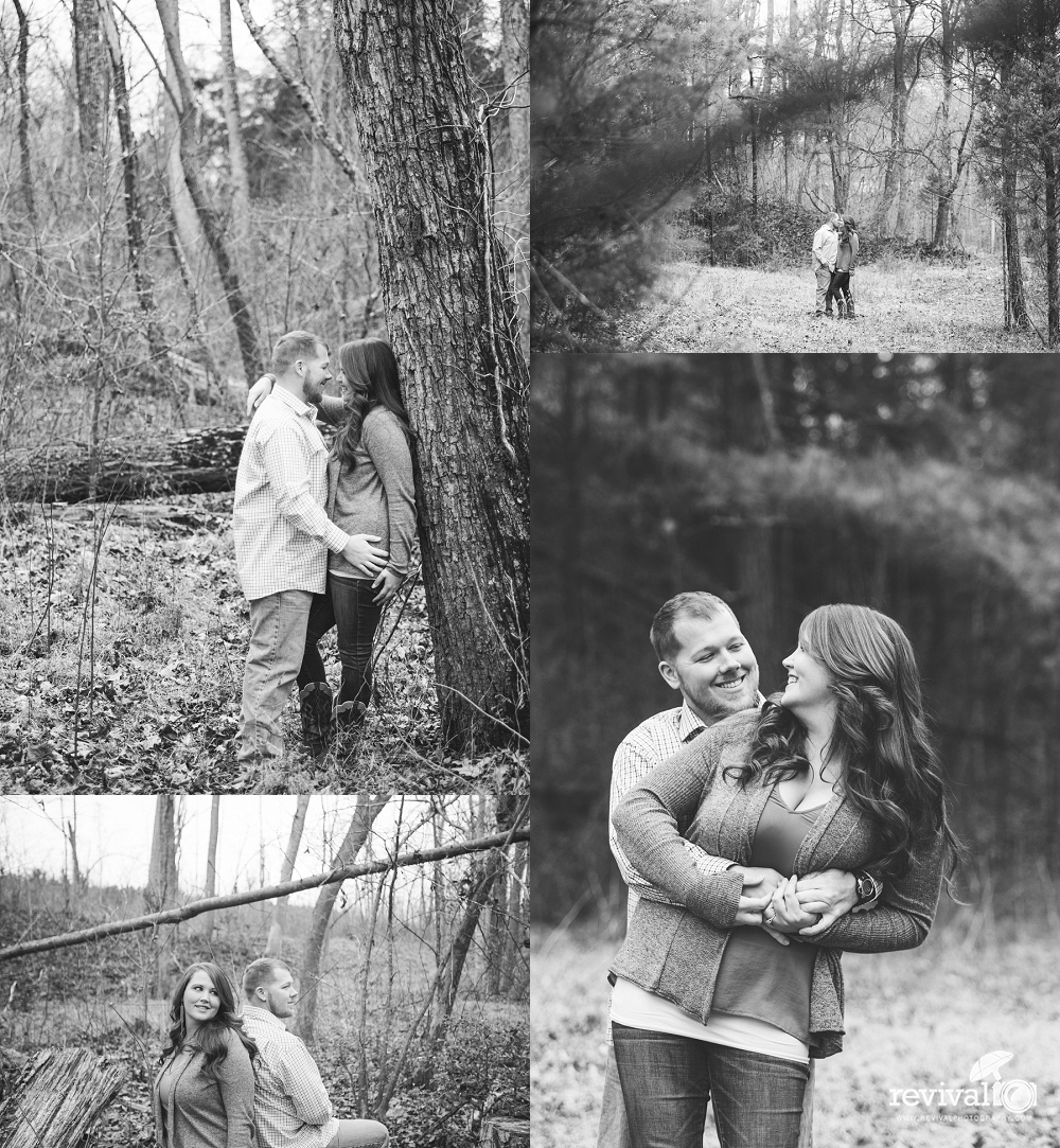 Photos by Revival Photography North Carolina Engagement Session Rustic Winter Engagement www.revivalphotography.com