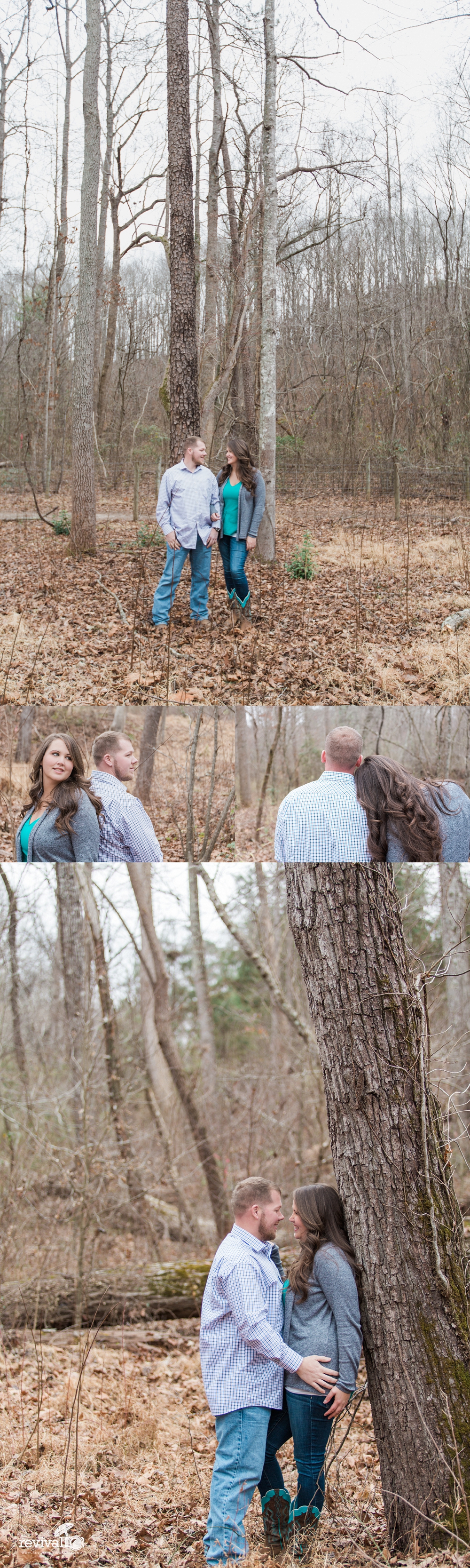 Photos by Revival Photography North Carolina Engagement Session Rustic Winter Engagement www.revivalphotography.com