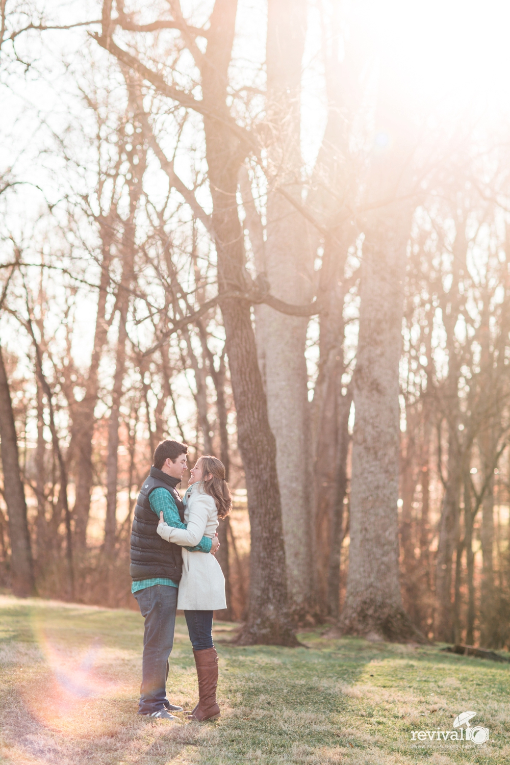 Photos by Revival Photography Winter Engagement Session at Tanglewood Park North Carolina NC Wedding Photographers www.revivalphotography.com