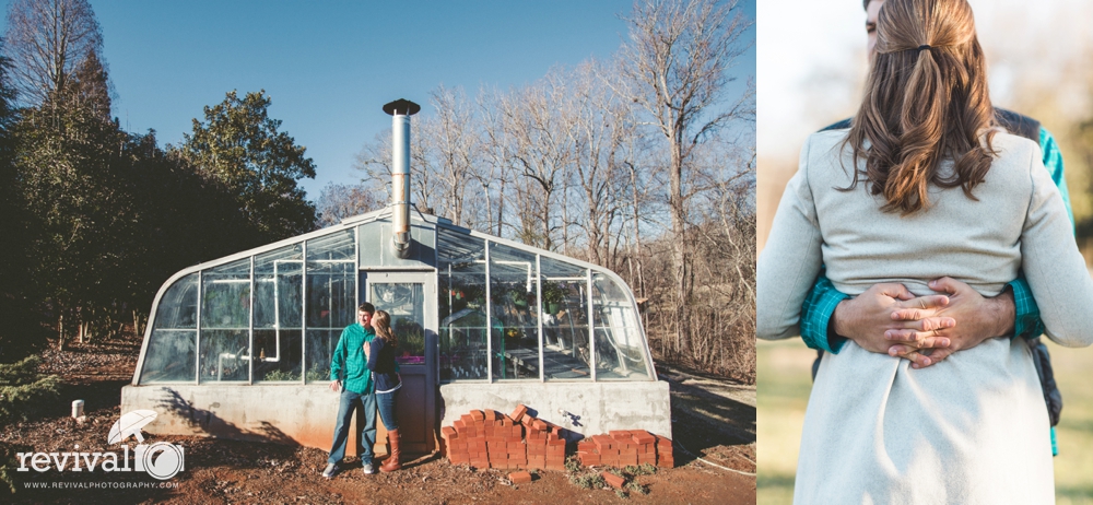 Photos by Revival Photography Winter Engagement Session at Tanglewood Park North Carolina NC Wedding Photographers www.revivalphotography.com