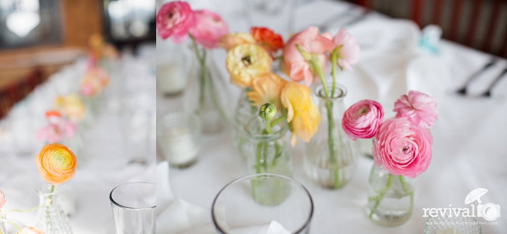 Soft pastel wedding colored centerpieces for weddings 