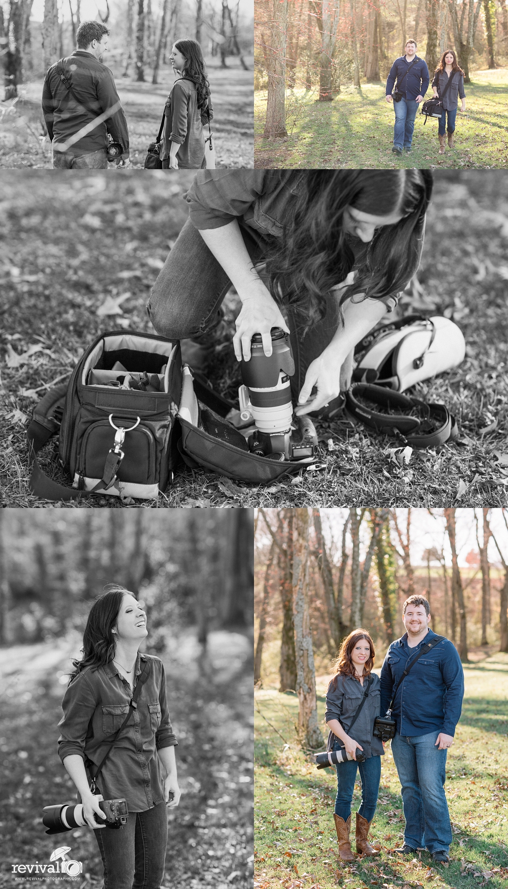 Behind the Scenes with Revival Photography NC Wedding and Portrait Photographers 