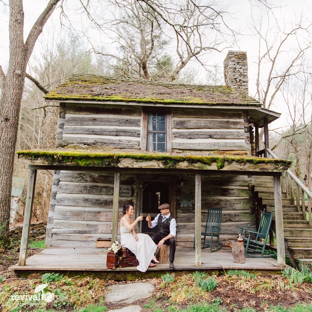 Aimee + Anthony: A Vintage Inspired 1920s Destination Elopement at The Mast Farm Inn by Revival Photography