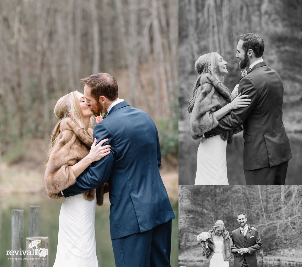 A simple and beautiful Springtime ceremony at the historic Mast Farm Inn in Valle Crucis, NC Vintage Inspired Elopement Photos by Revival Photography www.revivalphotography.com