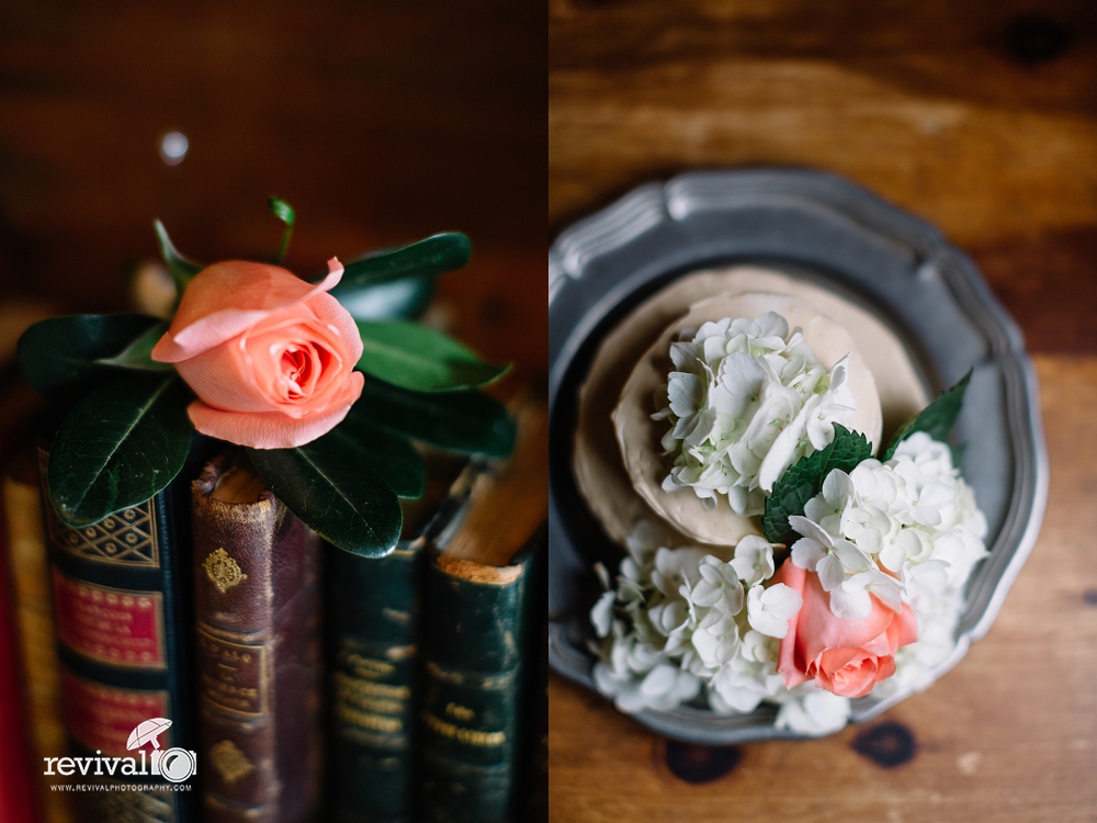 A simple and beautiful Springtime ceremony at the historic Mast Farm Inn in Valle Crucis, NC Vintage Inspired Elopement Photos by Revival Photography www.revivalphotography.com