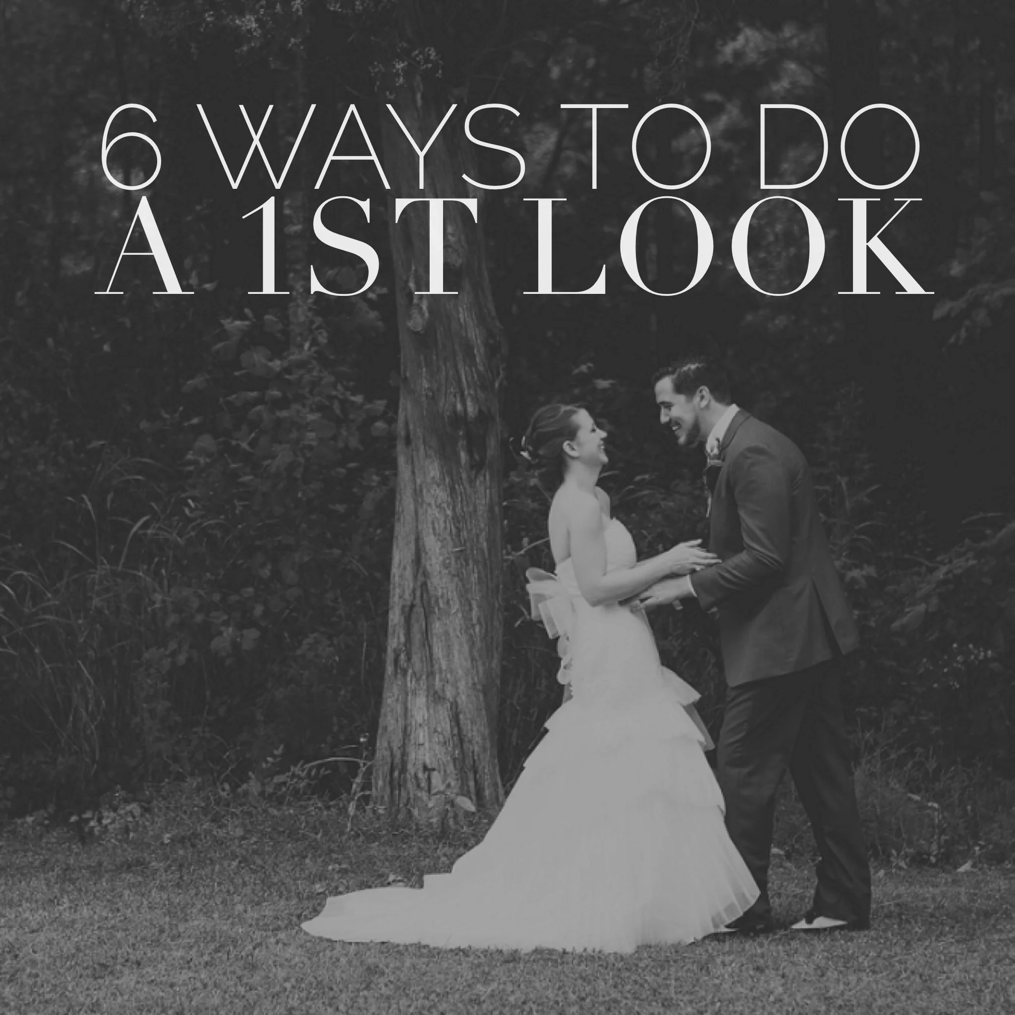 6 Ways to do a 1st Look - by Revival Photography