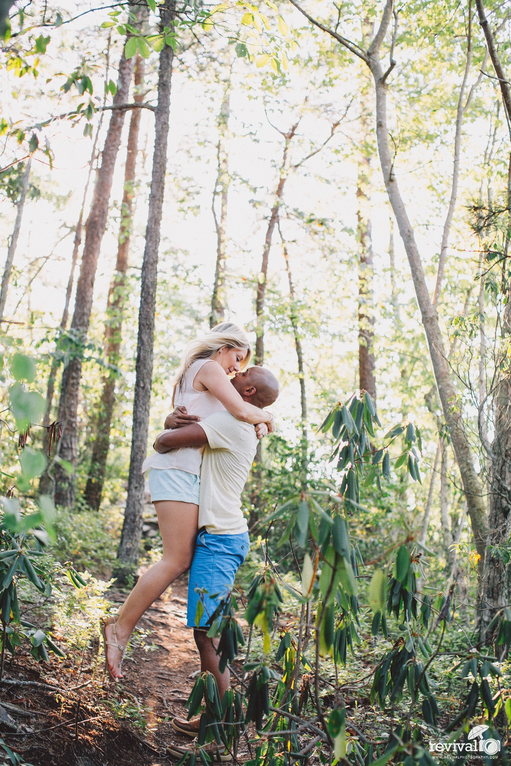 Vanessa + Patrick's Engagement Adventure at Hanging Rock State Park by Revival Photography www.revivalphotography.com