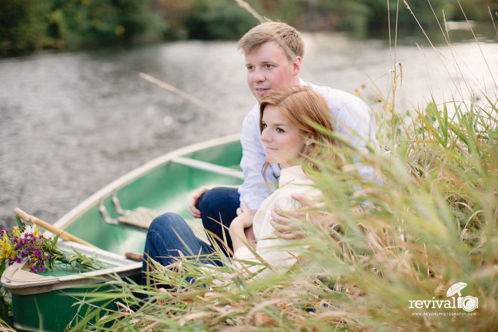 Katie + Carl: An Engagement Session on the River in Todd, NC Photos by NC Wedding Photographers Revival Photography www.revivalphotography.com