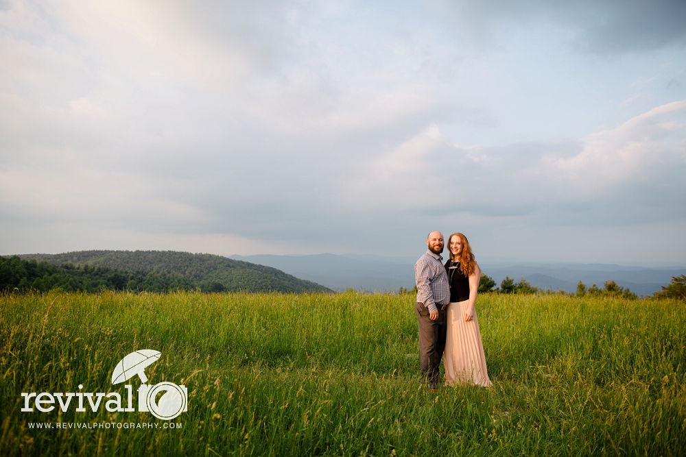 Brittany + Brian: Blue Ridge Parkway Engagement Session NC Wedding Photographer Revival Photography www.revivalphotography.com