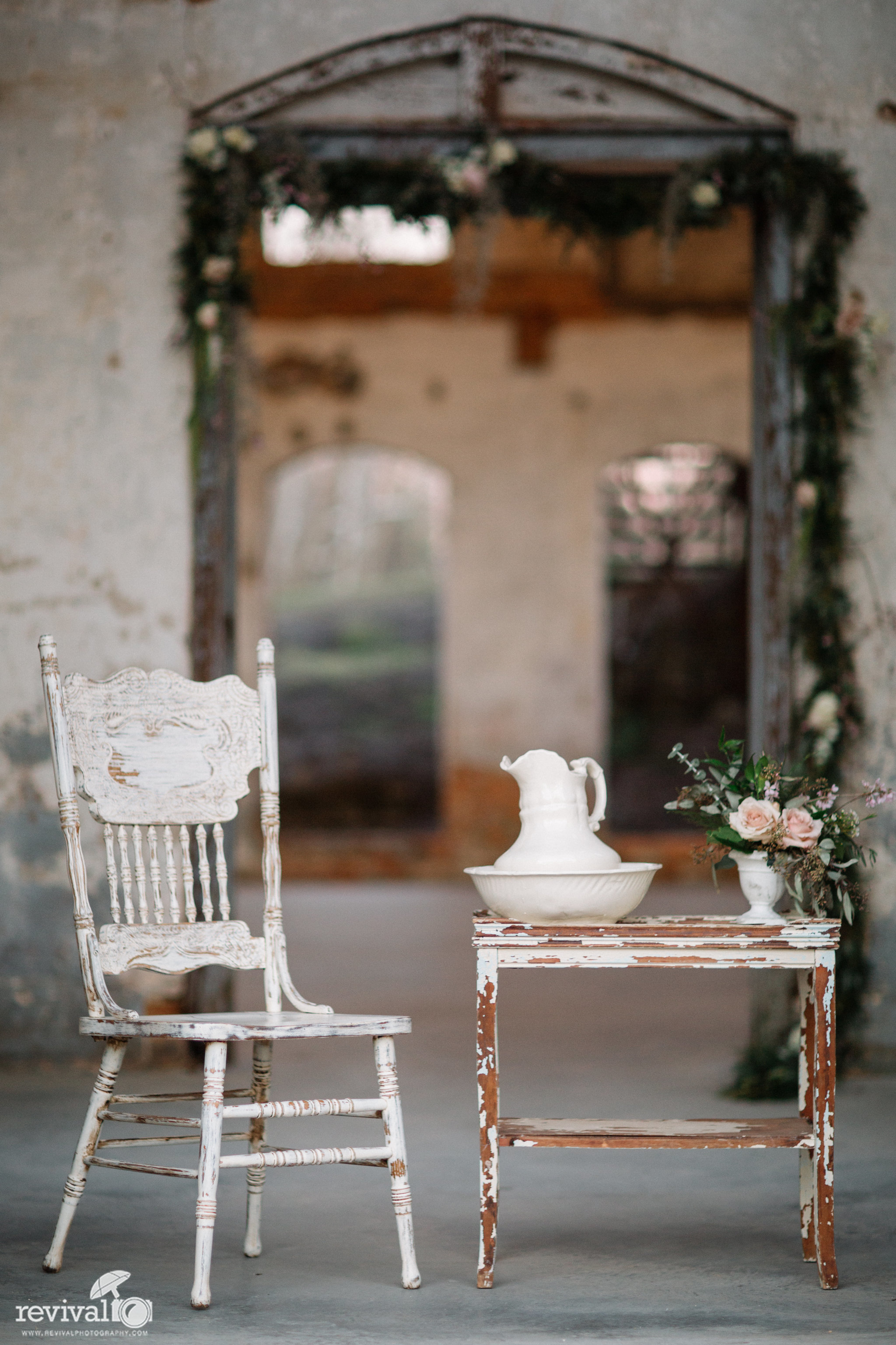 Southern Cotton Mill Romantic Industrial Shoot - A Twist on the Classic Southern Wedding Styled Shoot at Providence Cotton Mill, Maiden NC Photography by Revival Photography www.revivalphotography.com