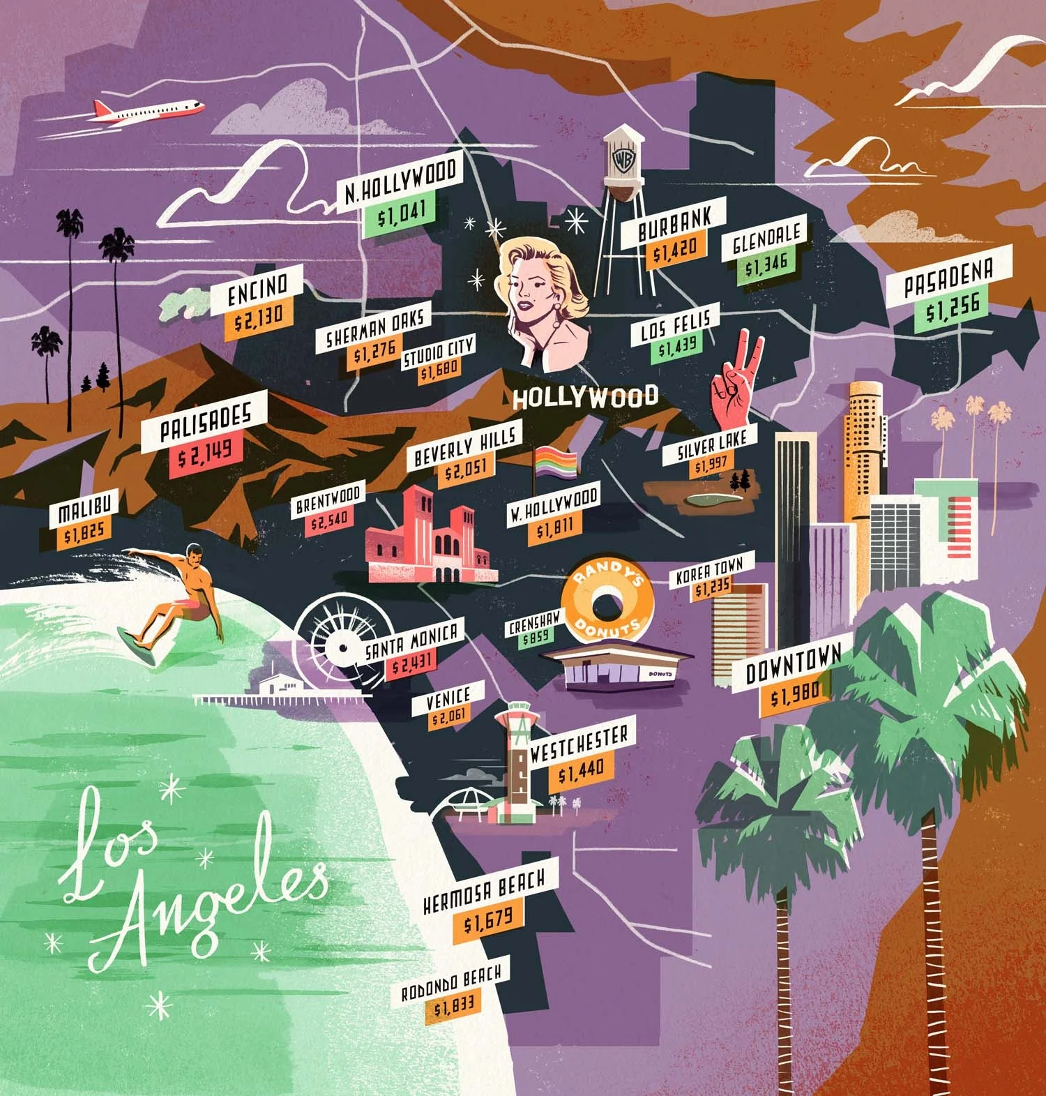 Los Angeles - Owen Gatley (Source: Digital Arts Online )