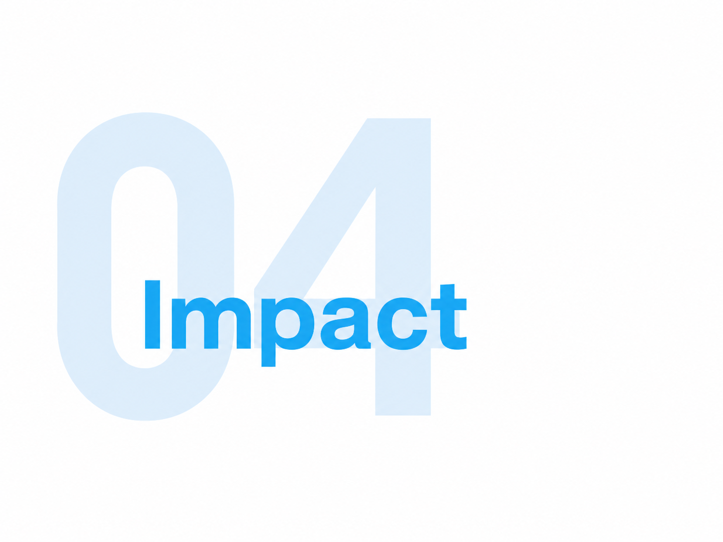  → Our work is purposeful: to create an impact → Be it Branding, Digital, or Performance Marketing, clients are looking for impact → Quantitative and results-driven approach 