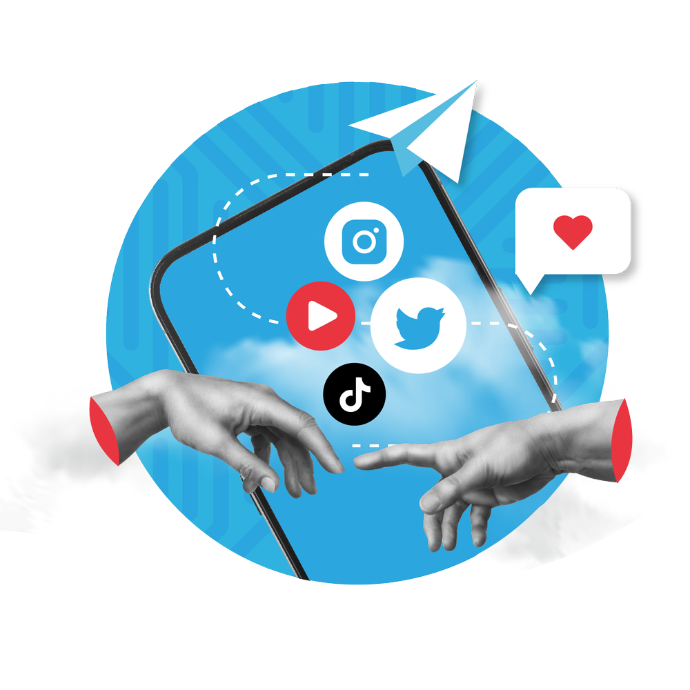 Digital marketing illustration