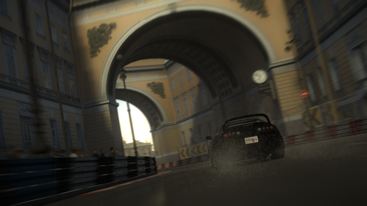  Still from  Project Gotham Racing 4,  developed by Bizarre Creations for the Xbox 360 and published by Microsoft Game Studios 