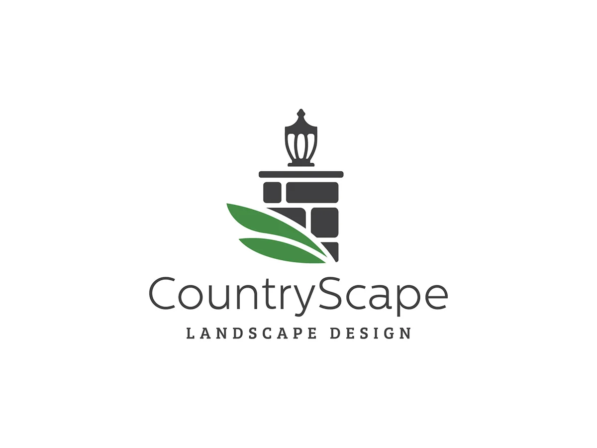 Logo and Branding Package for CountryScape Landscape Design in Shutesbury, MA.