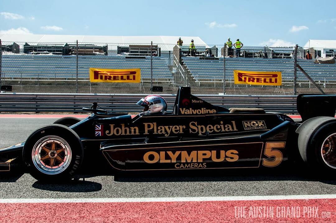 Mario Andretti set to take the first laps at COTA on October 21, 2012. #F1 #USGP #COMEANDRACEIT