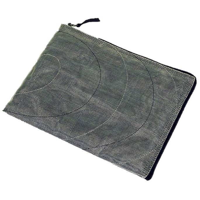 Grey Handmade, Eco Friendly, Fair Trade, Upcycled, Cambodian Tablet Sleeve