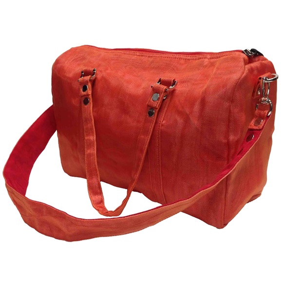 Orange Handmade, Eco Friendly, Fair Trade, Upcycled, Cambodian Large Purse