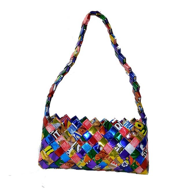 Handmade Eco-friendly Handbag Made With Recycled Materials 
