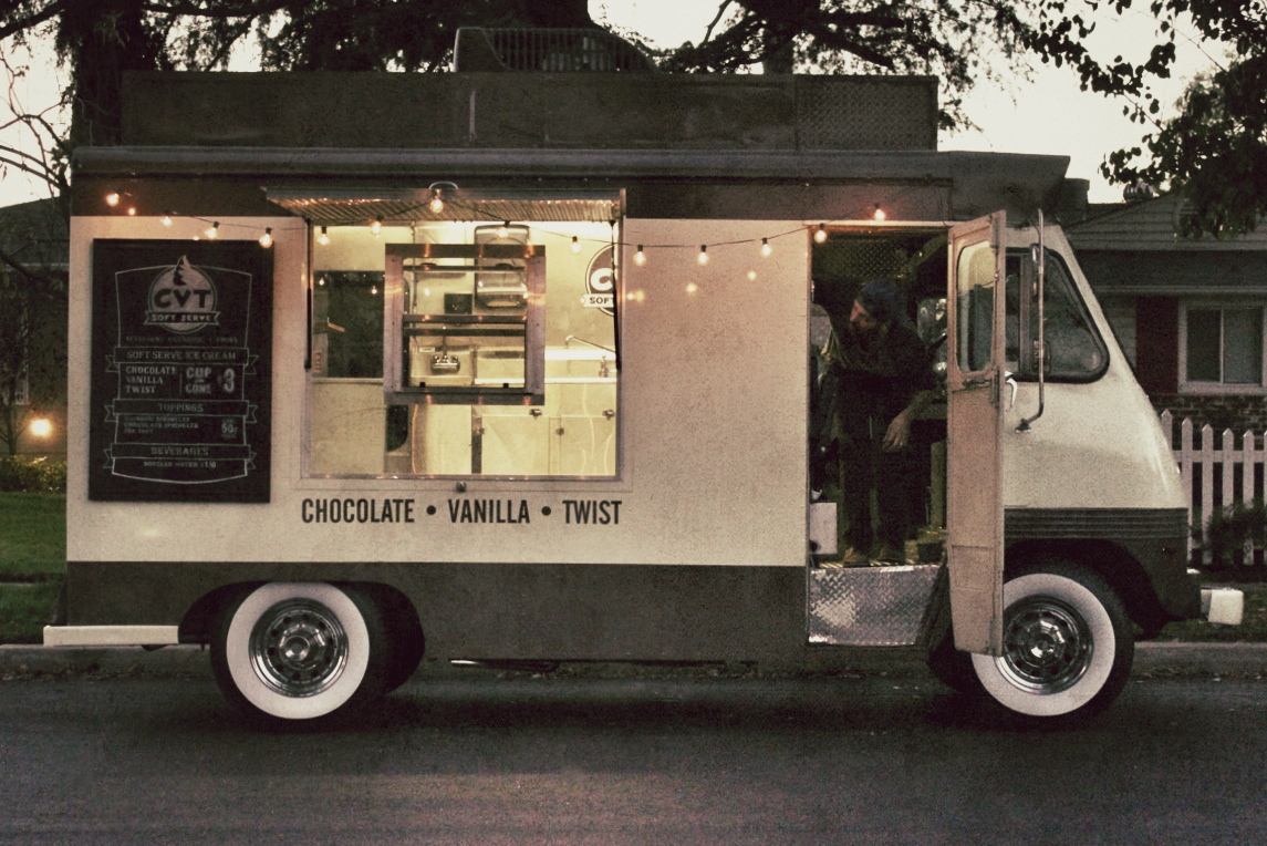 soft serve ice cream truck catering