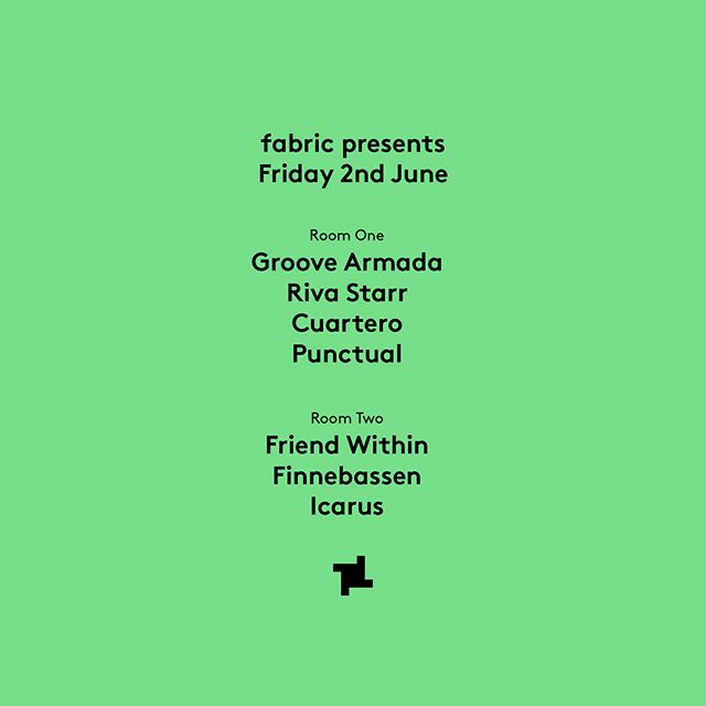 Ready for the return to #fabric tonight! Hope we're gonna see some of you there x