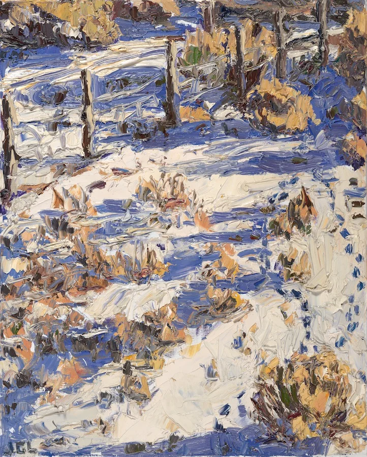 Studio view - sunset snow