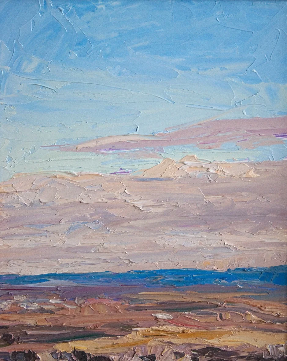 Living room view - horizon clouds