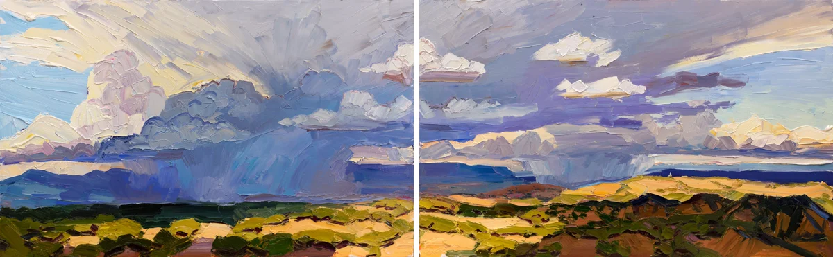 Visitation, 23" x 74", oil on canvas, 2016, available through Heinley Fine Arts – (617) 947-9016 or info@heinleyfineartsw.com