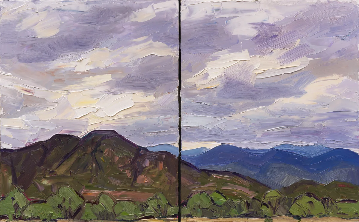 A room with a view 2 - cloudy morning, 20x32