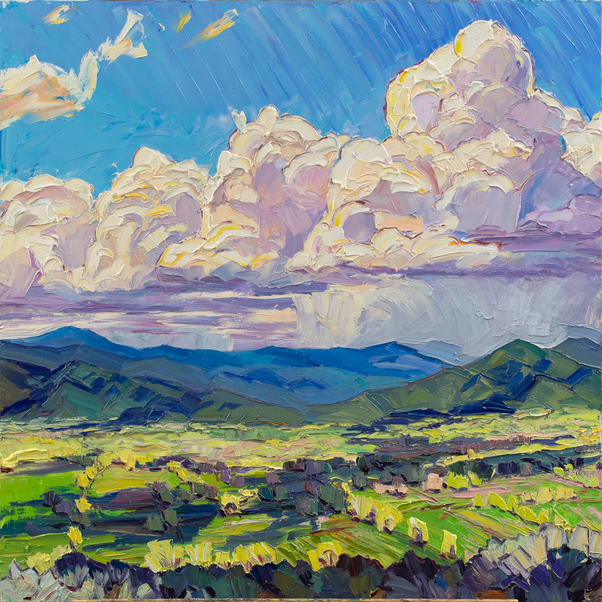 Homeward #2 - spring thunderstorms