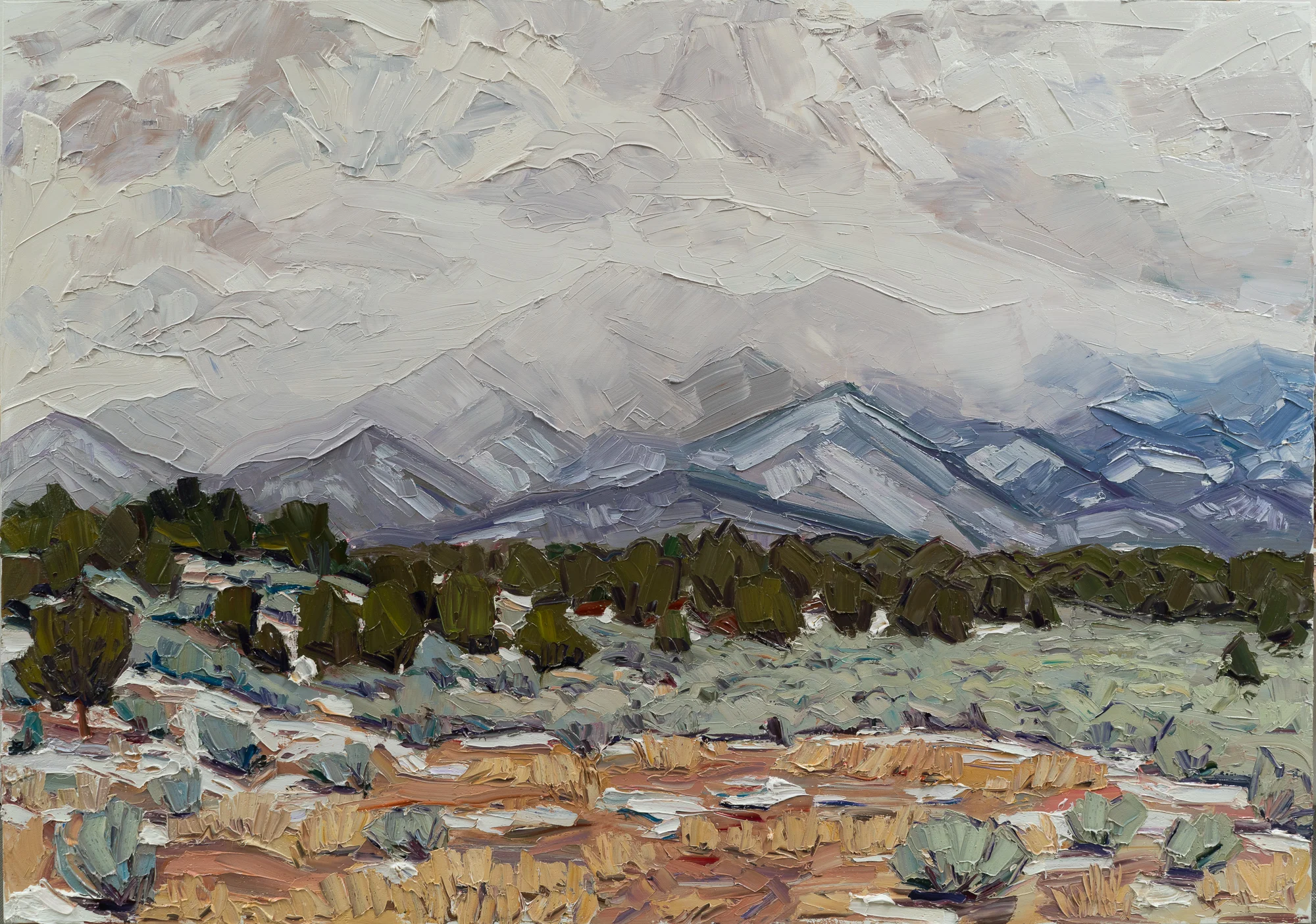 Winter above the valley