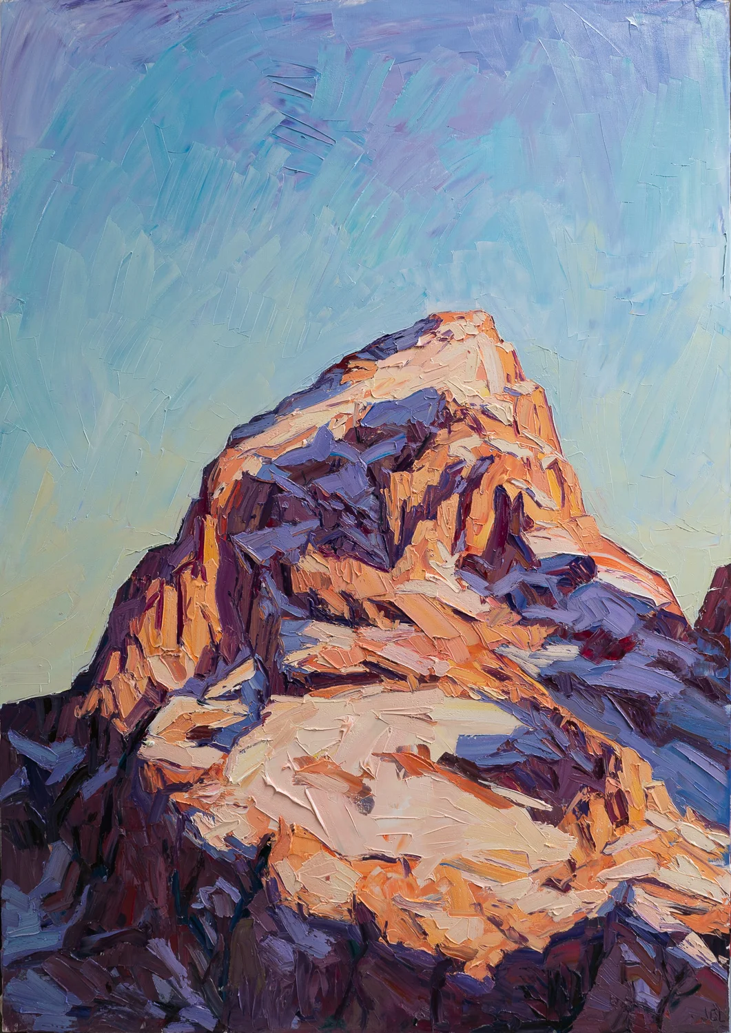 Grand Teton - rising light