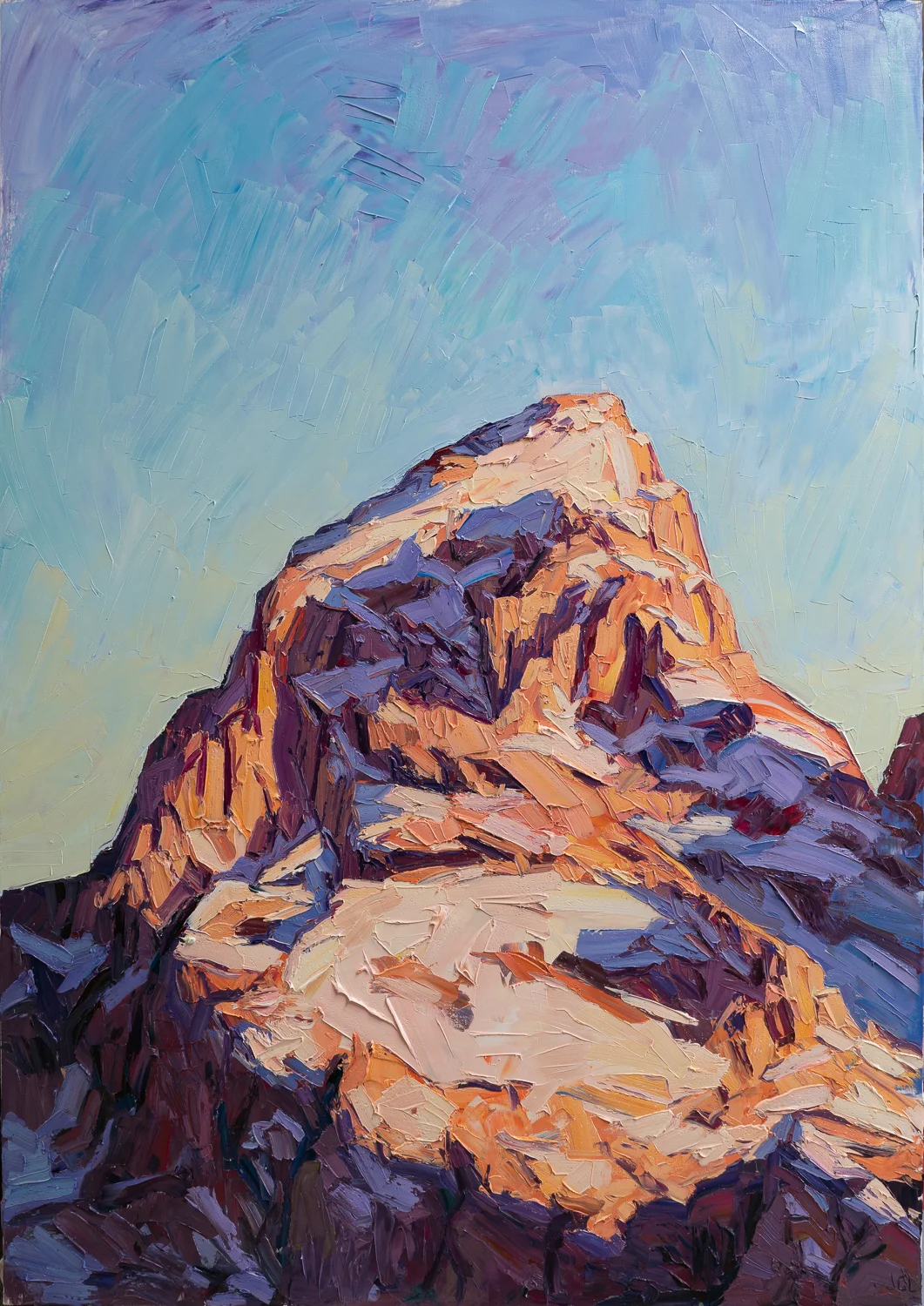Grand Teton - rising light