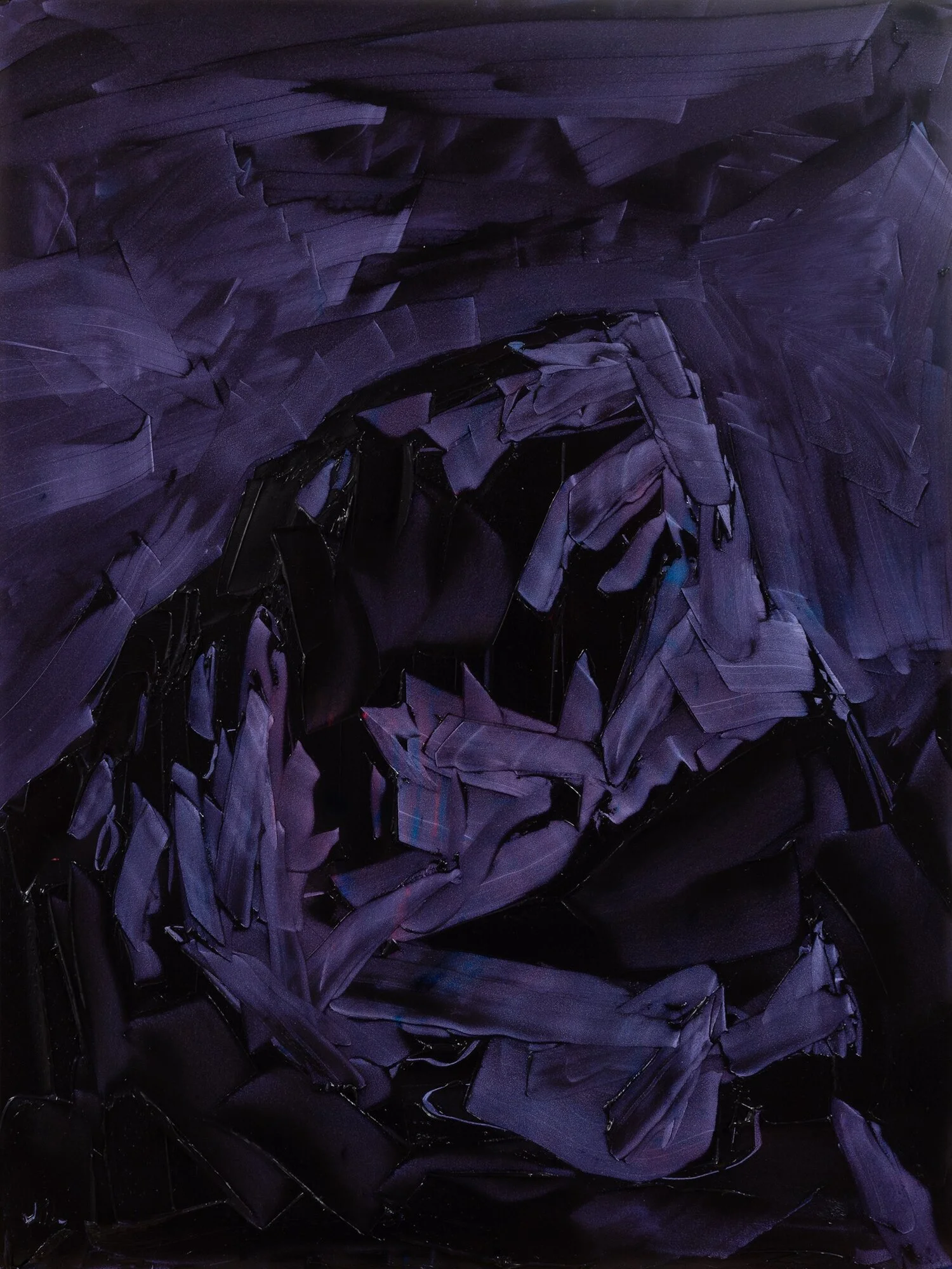 ROYGBIV #3 - Violet (ultramarine blue & dioxazine purple)