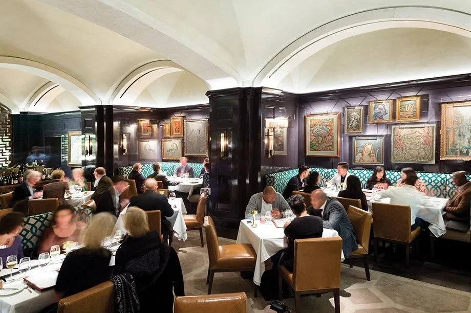 Atlas Restaurant hosted a survey of modern and contemporary fine artwork.