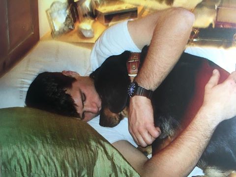 Jason with Abbigail in 2005. 