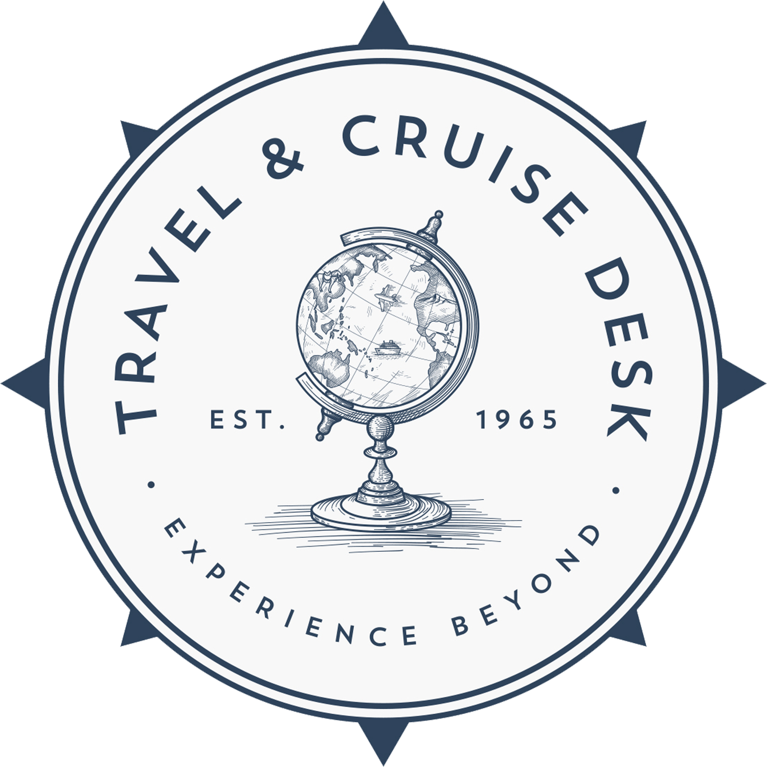 Travel & Cruise Desk badge logo