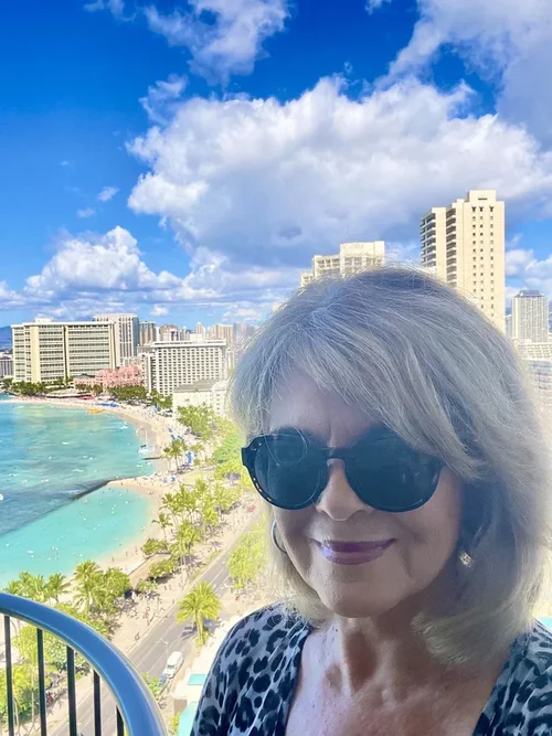 Nancy Herron in Waikiki