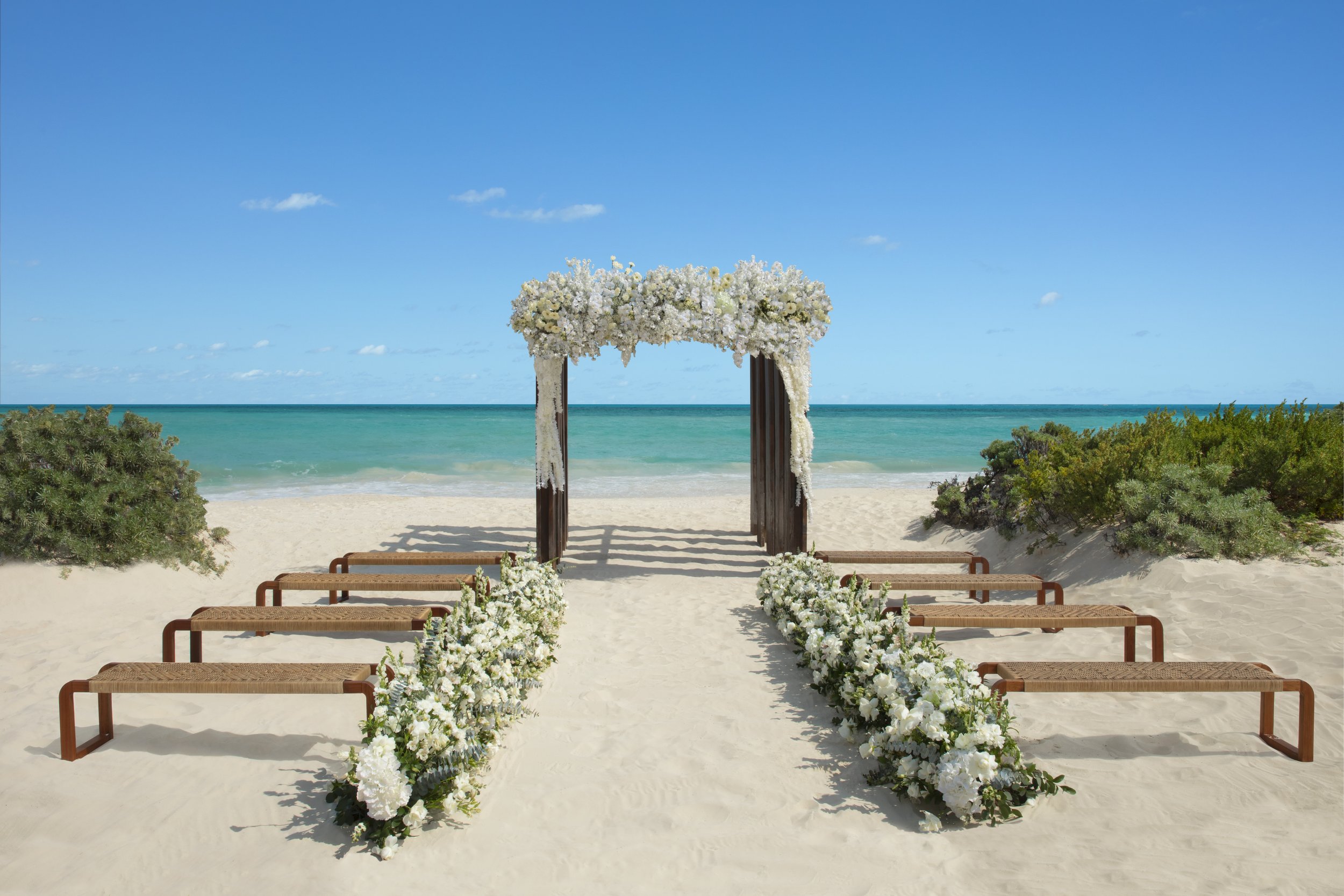 destination wedding beach venue in Cancun, Costa Mujeres