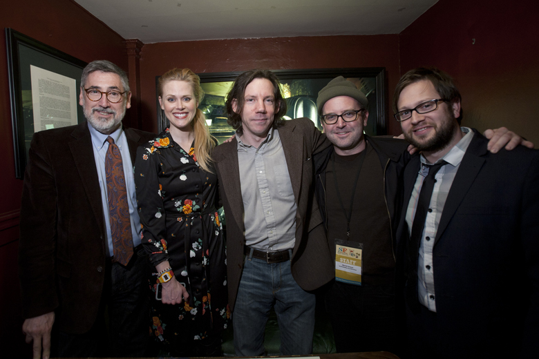 John Landis, Janet Varney, Carl Arnheiter and David Owen. Photo by Tommy Lau.