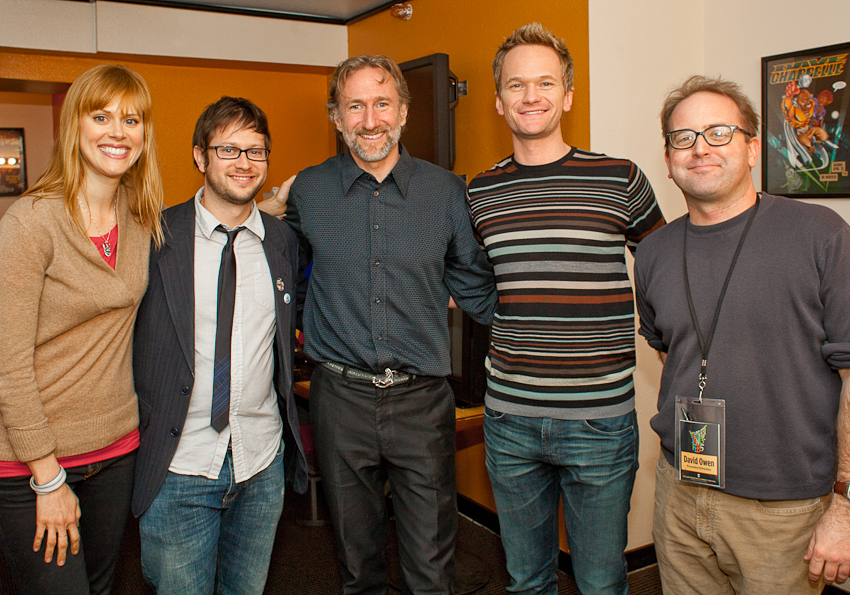 Janet Varney, Brian Henson, Neil Patrick Harris, David Owen. Photo by Jakub Mosur.