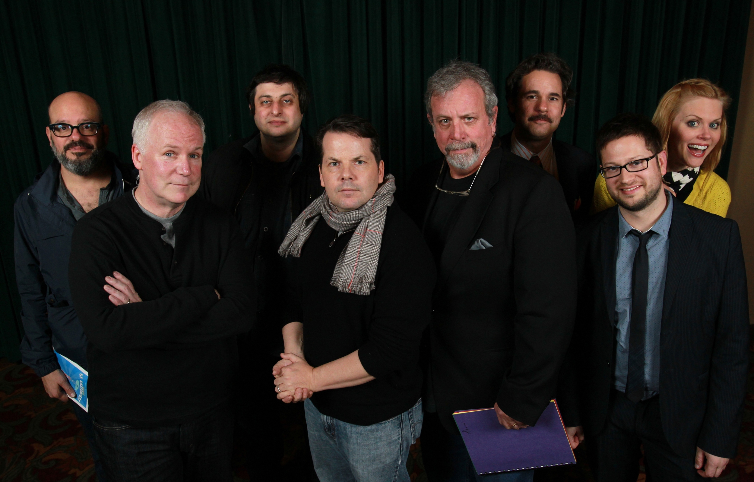 David Cross, Bill Corbett, Eugene Mirman, Bruce McCulloch, Kevin Murphy, Paul F. Tompkins and Janet Varney. Photo by Jakub Mosur.
