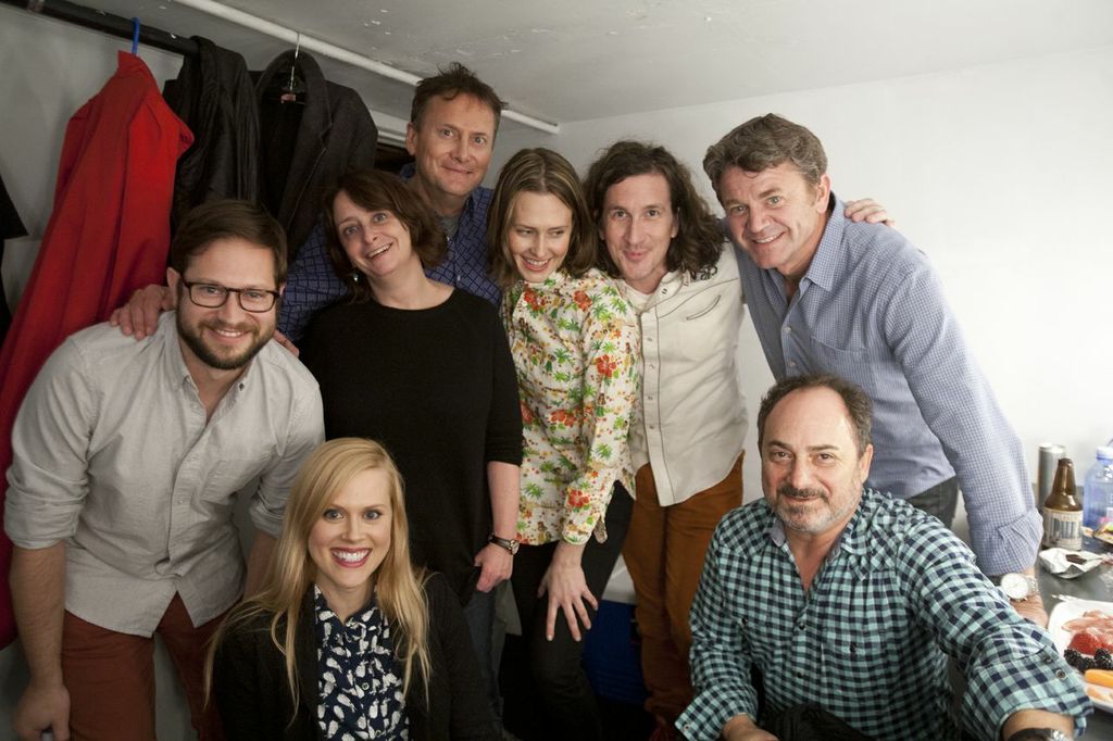 Theme Park with Cole Stratton, Rachel Dratch, Michael Hitchcock, Jessica Makinson, Ian Brennan, John Michael Higgins and Kevin Pollak at SF Sketchfest. Photo by Tommy Lau.