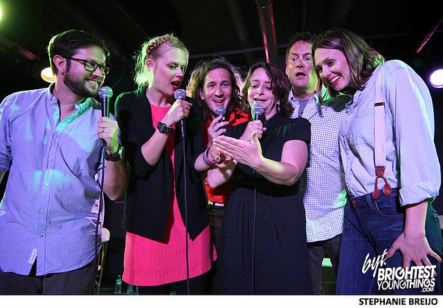 Theme Park with Cole Stratton, Janet Varney, Ian Brennan, Rachel Dratch, Michael Hitchcock and Jessica Makinson at Bentzen Ball