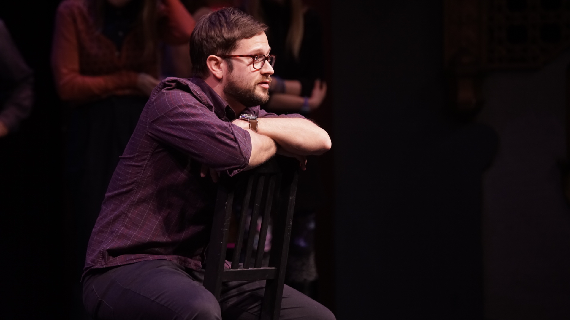 Cole Stratton at Theme Park at SF Sketchfest 2016. Photo by Steve Agee.