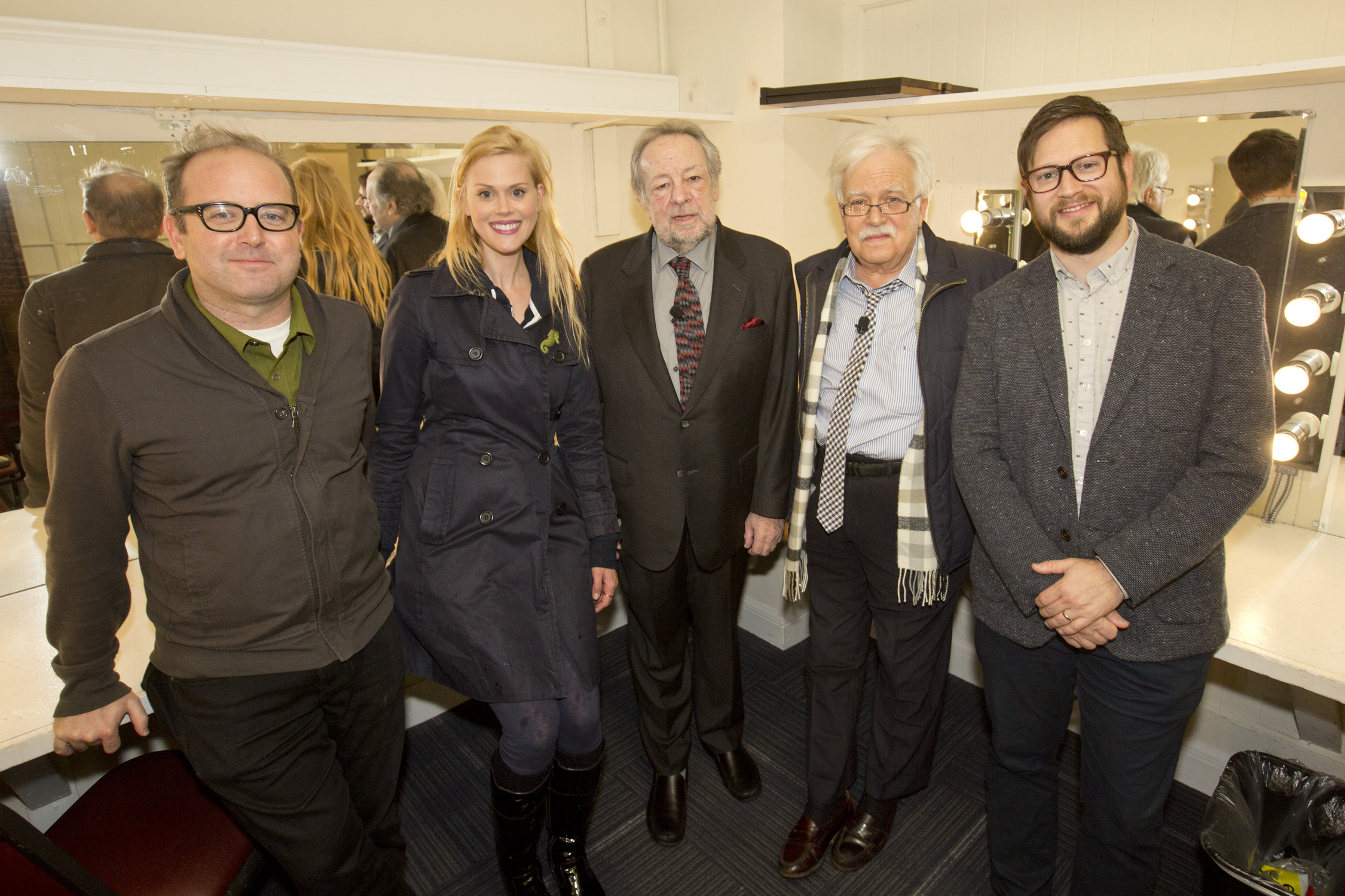 David Owen, Janet Varney, Ricky Jay and Van Dyke Parks. Photo by Jakub Mosur.