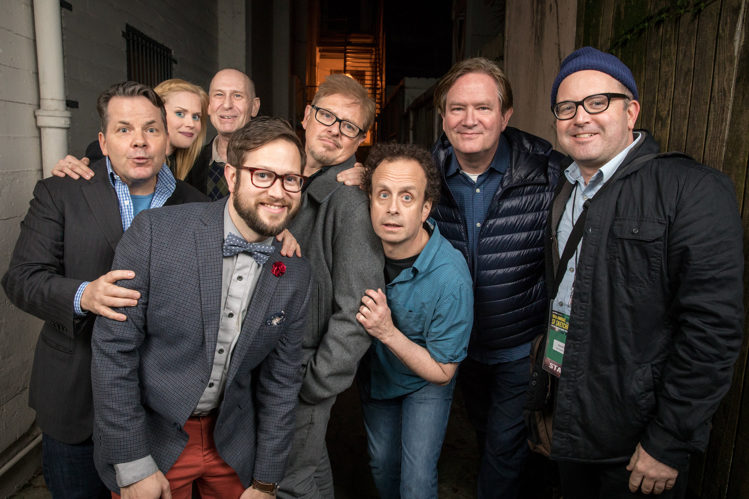 The Kids in the Hall, David Owen and Janet Varney. Photo by Jakub Mosur.