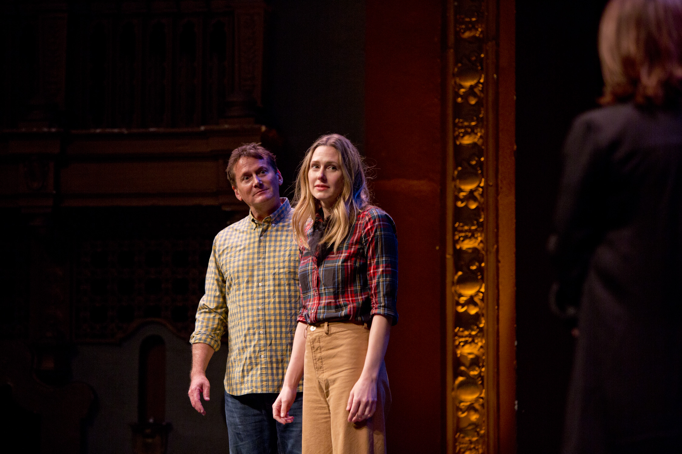 Michael Hitchcock and Jessica Makinson at Theme Park Improv 2017 at SF Sketchfest. Photo by Tommy Lau.